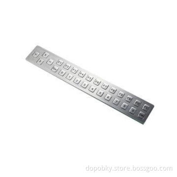 Customized IP65 Vandal-Proof Metal Numeric Keypad / Buttons